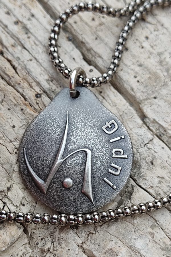 Amuleto Didni, Big-D. Plata 925.