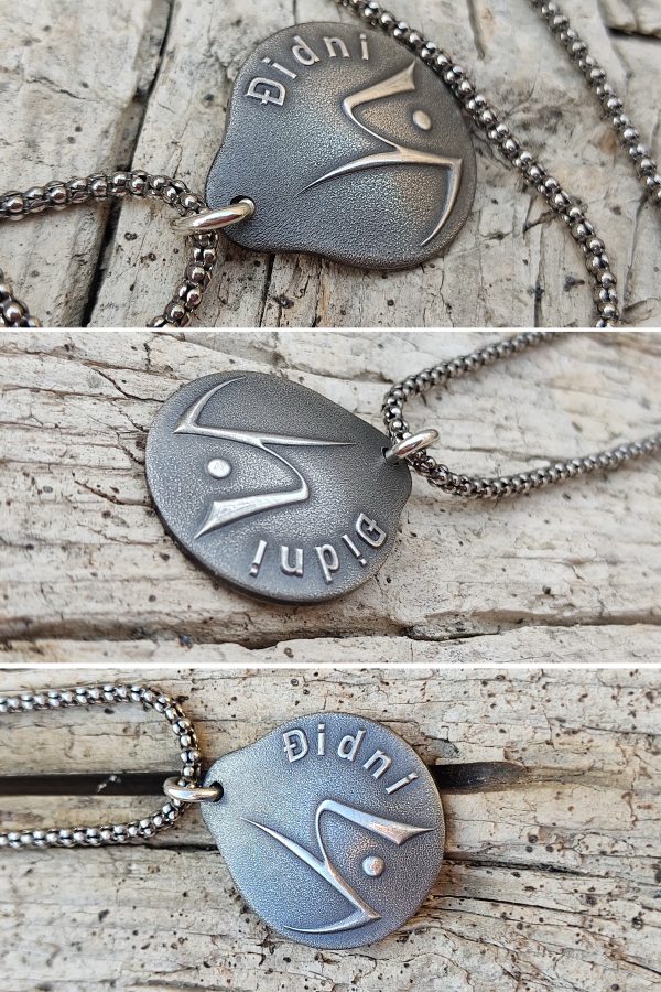 Amuleto Didni, Big-D. Plata 925.