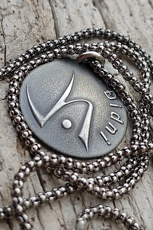 Amuleto Didni, Big-D. Plata 925.
