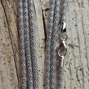 Cadena plata 925, Serpiente.