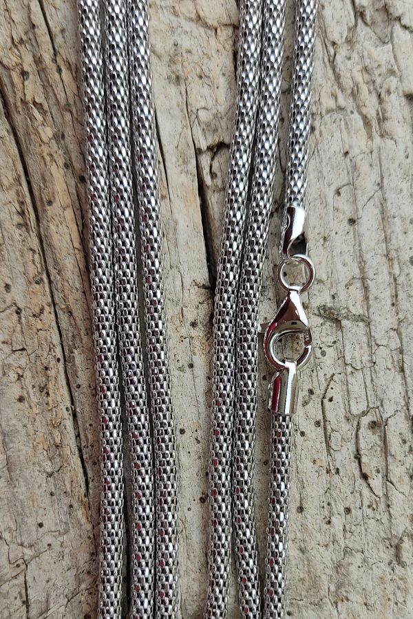 Cadena plata 925, Serpiente.
