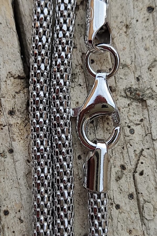 Cadena plata 925, Serpiente.