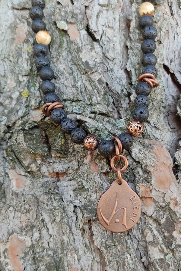 Collar Harley, más amuleto Didni Cobre.