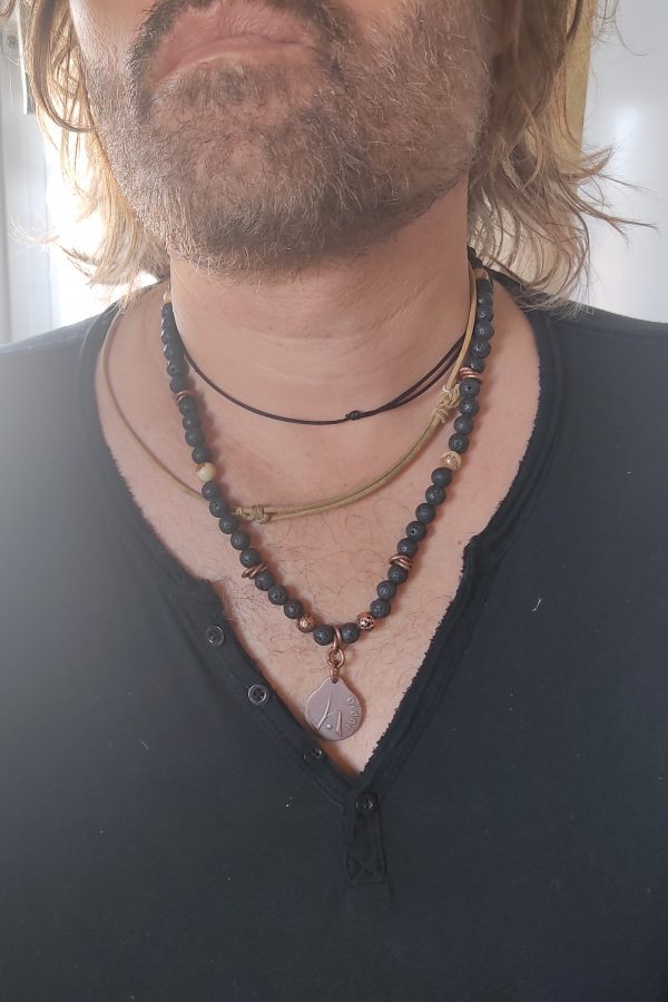 Collar Harley, más amuleto Didni Cobre.