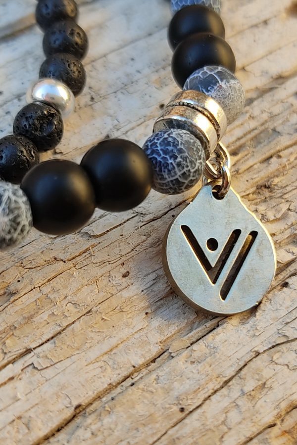 Pulsera Black & Blue. Tierra.