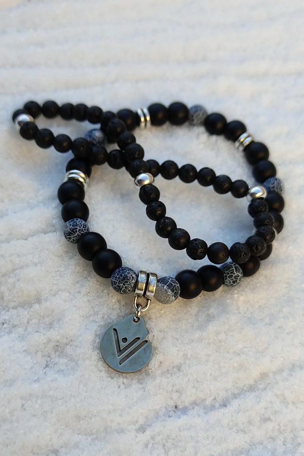 Pulsera Black & Blue. Tierra.