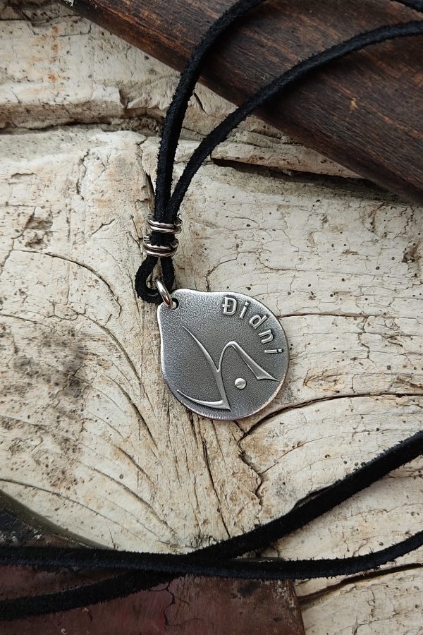 Amuleto Didni, Big-D. Plata 925.