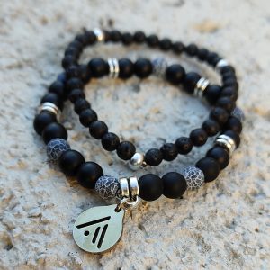 Pulsera Black & Blue. Fuego.