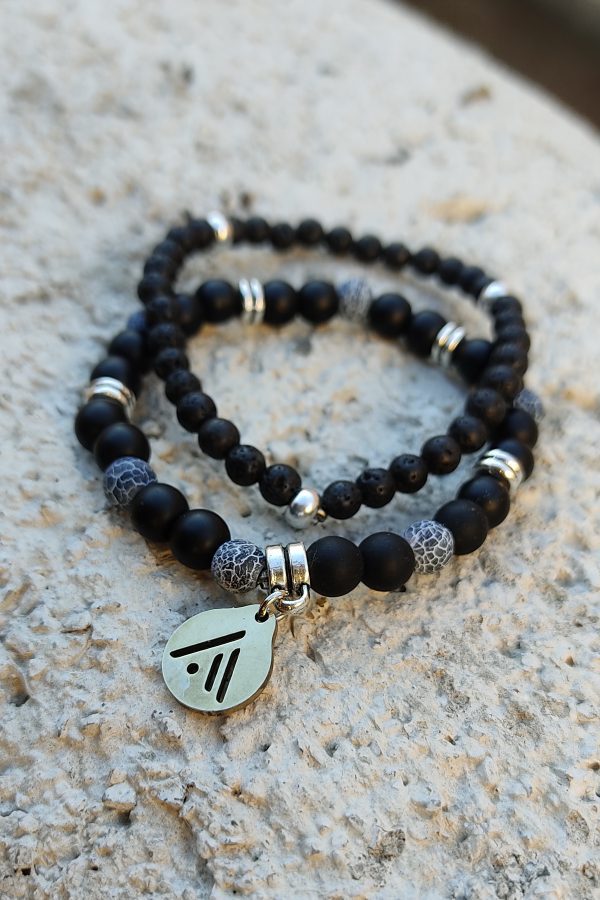Pulsera Black & Blue. Fuego.