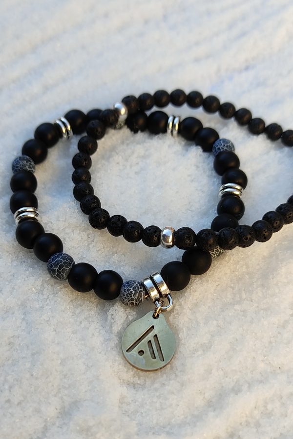 Pulsera Black & Blue. Fuego.