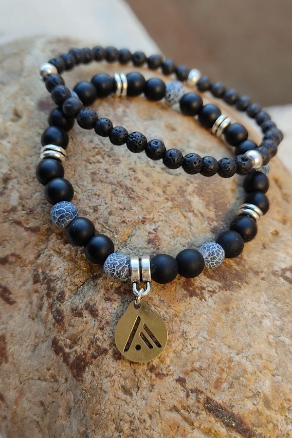 Pulsera Black & Blue. Fuego.