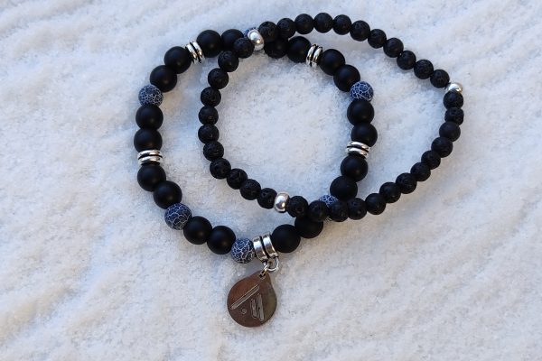 Pulsera Black & Blue. Fuego.