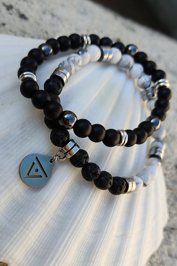 Pulsera Black & White. Agua-Didni.