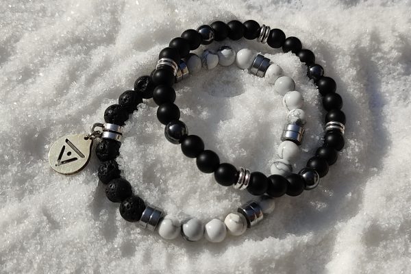 Pulsera Black & White. Agua-Didni.