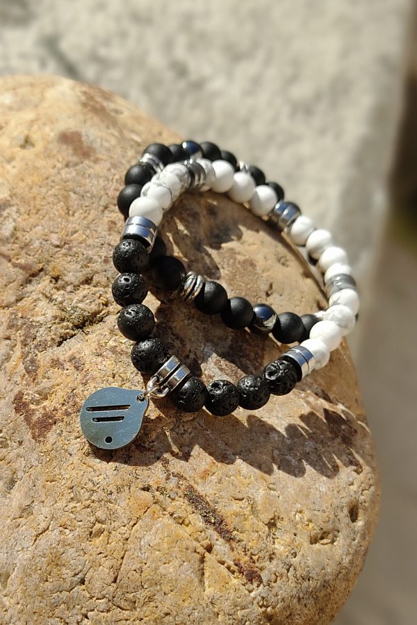 Pulsera Black & White. Aire-Didni.
