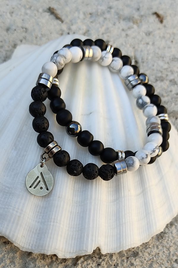 Pulsera Black & White. Fuego-Didni.