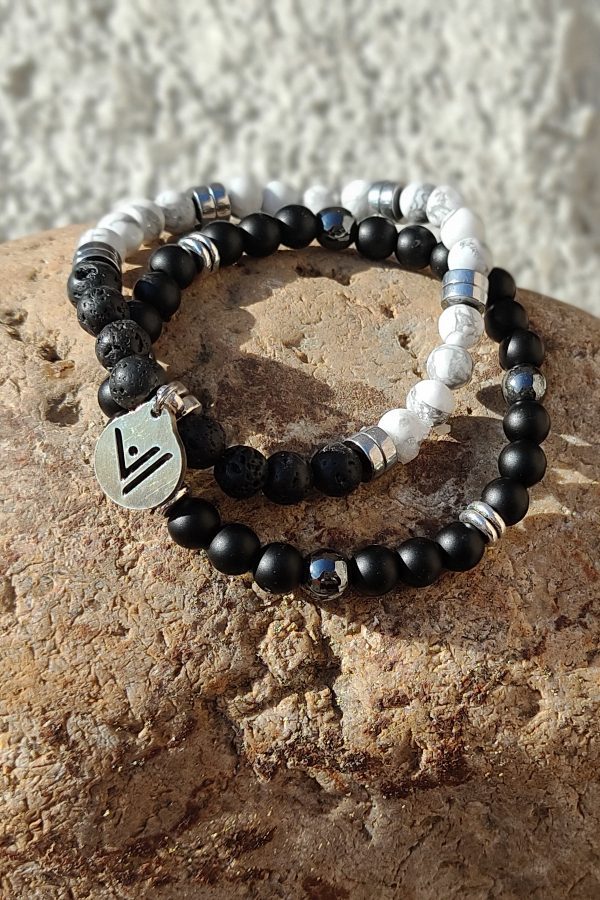 Pulsera Black & White. Tierra-Didni.