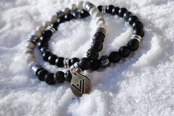 Pulsera Black & White. Tierra-Didni.