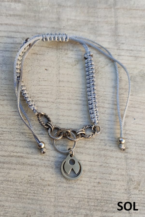 Pulsera macramé Sol.
