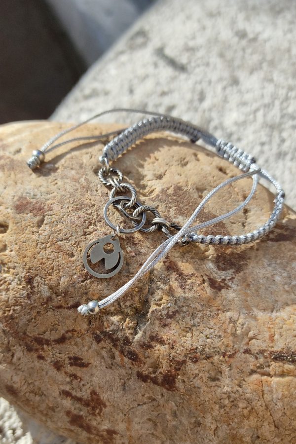 Pulsera macramé Sol.